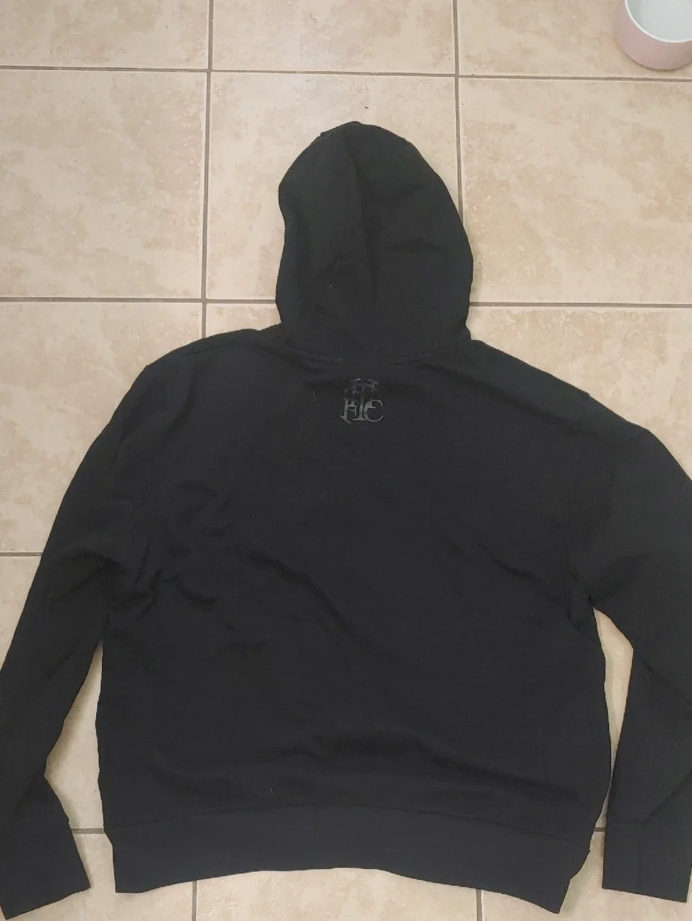 Tottenham Hotspur Official Black Hoodie Unisex Size XL